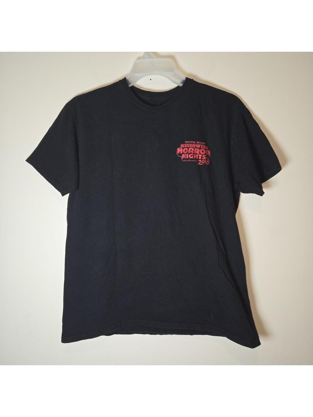 Halloween Horror Nights 2018 Chucky Universal Studios Black T Shirt Men's sz L